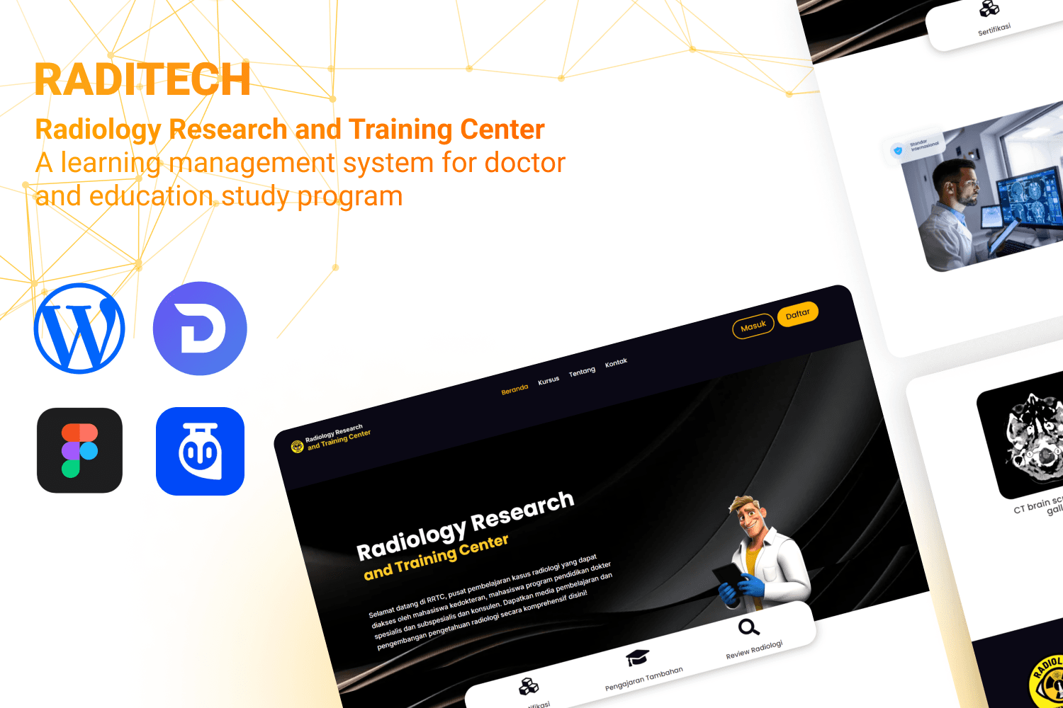 Learning Management System (LMS) of Radiology Research and Training Center Universitas Gadjah Mada (UGM)